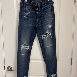 American Eagle Distressed Blue Jeans